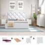 Pack Quarto Completo Sweet c/ Cama Texas + Estrado (200x160cm)