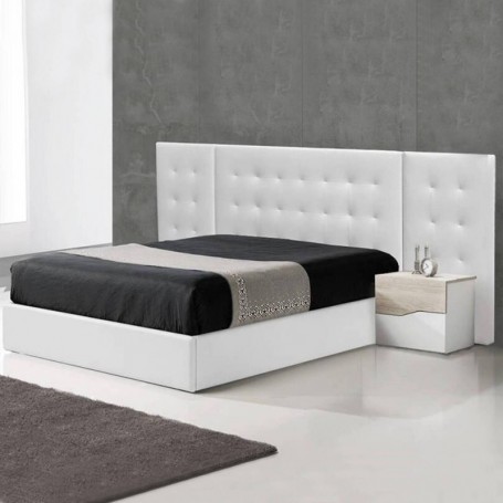 Cama Estofada de Casal Armani XL (Cabeceira Longa)