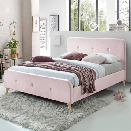 Cama Estofada Loham c/ Estrado