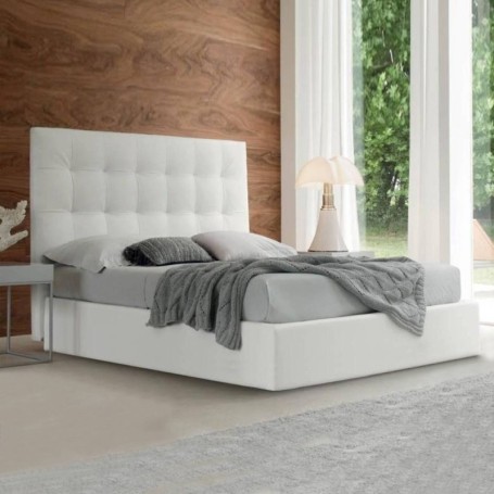 Pack Cama Armani + Estrado + Colchão Miami (190x140cm)