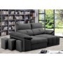 Sofá 1L + Chaise Long c/ Cama King (195x160cm)