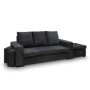 Sofá 2L + Chaise Long Reversível Cortada Sintra 2 (200x150cm)