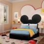 Cama Estofada Juvenil Mickey (c/ Estrado incluído) + Colchão 15HR