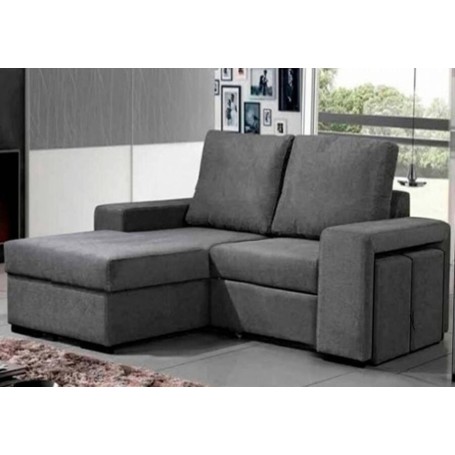 Sofá 1L + Chaise Long Reversível Capri (120x150cm)