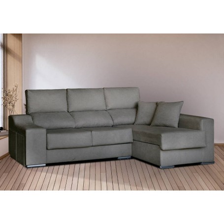 Sofá 2L + Chaise Long Málaga (265x140cm)