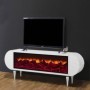 Base Tv c/ Ef. Lareira e Sis. Som Inc. Liva (180x60x36cm)