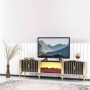 Base Tv Anadolu c/ Ef. Lareira e Sis. Som Inc. (200x58x44cm)