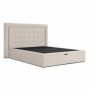 Cama Estofada Elite Minimalista c/ Sistema de Baú Inc.