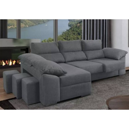 Sofá 2L + Chaise Long Mérida (270x150cm)