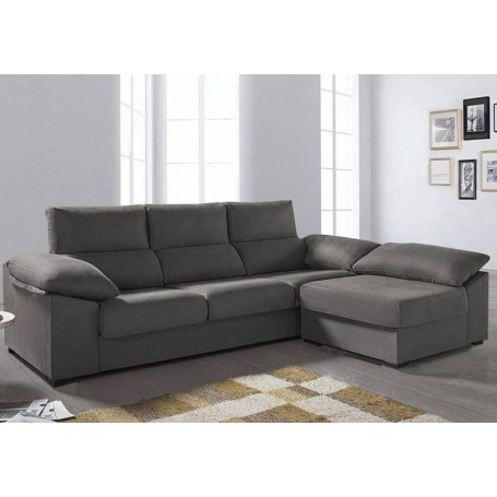 Sofá 2L + Chaise Long Reversível Hungria (250x164cm)