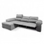 Sofá 2L + Chaise Long c/ Duplo Relax Elétrico Hades (300x165cm)