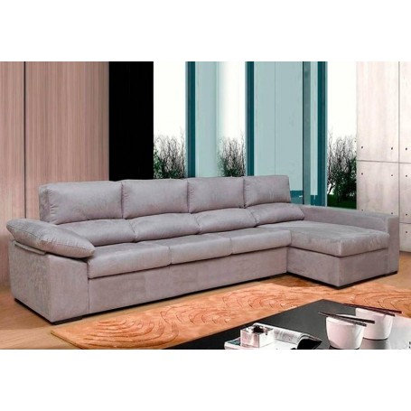 Sofá 3L + Chaise Long Marselha (330x160cm)