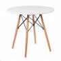 Mesa de Jantar Fixa Redonda Eames