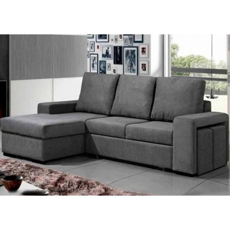 Sofá 2L + Chaise Long Reversível Capri (230x150cm)