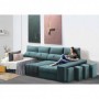 Sofá 3L + Chaise Long c/ Cama Apolo Prime (375x160cm) c/ OFERTA Smart TV 32'' Grunkel