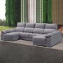 Sofá Florença 2L + Dupla Chaise Long (380x160cm)