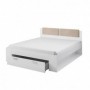 Pack Cama Galaxy (Branca) + Estrado (200x180cm)